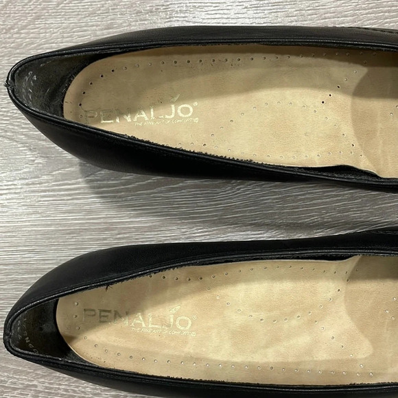 NWOT Vintage Penaljo The Fine Art of Comfort Black Leather 1 inch Heels 9 W - Picture 5 of 15